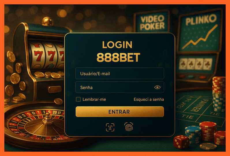 Criar uma nova Conta no plataforma 888BET