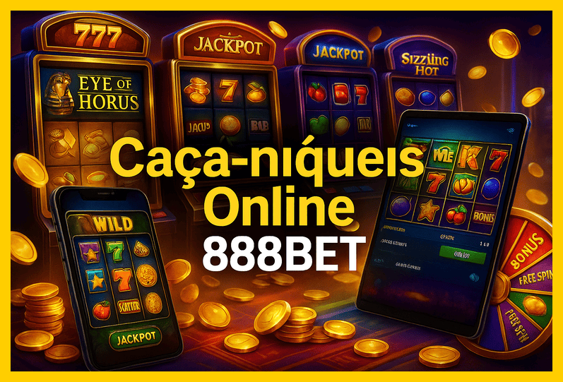 Explore o mundo das slot machines no 888BET Casino